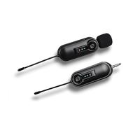 Yctze Micrófono Inalámbrico UHF de Micrófono con Distancia de Transmisión de 50 M con Conector TRRS de 3,5 Mm y Adaptador de 6,35 Mm para Teléfono Inteligente Computadora