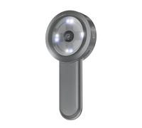 Yctze Microscopio Digital Portátil para Adultos y niños: Aumento de 100X, Pantalla de 2,0 Pulgadas, Manual, Foto de 16 MP, Batería Integrada, Luces de Relleno LED, Lupa Digital Portátil (Gray)