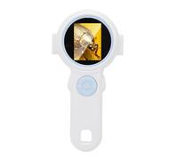 Yctze Microscopio para Niños, Pantalla LCD de 2 Pulgadas, Cámara Digital de Mano 1080P HD, Juguete Científico Educativo con Aumento de 1000X y 8 Luces LED, Ideal para Niños de 3 a 10 Años (Blue)