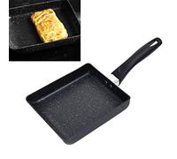 Yctze Mini Sartén - Sartén de Huevo Japonés de Estilo Japonés Antiadherente - Rectangular de 13x18 Cm para Tortillas, Panqueques y Más