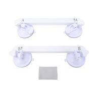 Yctze Mini Soporte de Ventosa para Satélite, Kit de Montaje de Techo Corredizo para Ventana de Coche de Silicona de Hierro, Sujeción Desmontable con Agarre Fuerte, Soporte de Señal (White)
