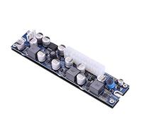 Yctze Módulo de Alimentación de Clavija de Entrada de LD-200W de 19 V CC - Fuente de Alimentación DC-ATX con ATX de 24 Pines y AUX de 12 V para Placas Base Mini ITX