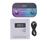 Yctze MOOER Procesador de Efectos Múltiples Pedal de Guitarra y bajo con 128 Efectos de Guitarra, 21 de bajo, 40 Patrones y Batería Recargable