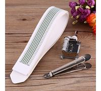 Yctze Movimiento de Caja Musical con Manivela Manual de 15 Notas DIY con Perforador y 20 Cintas en Blanco