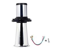 Yctze ooga horn Bocina de estilo antiguo 12V 110DB Auto Car Truck Antique Vintage Old Style Alarma Bocina Sirena AHH-OOO-GAH AHOOGA OOGA(Plata)