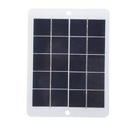Yctze Panel de Carga Solar de Silicio Monocristalino de 3W y 5V para Luces LED, Ventiladores y Dispositivos Móviles