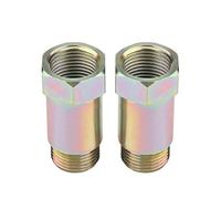 Yctze para aumento para bujía lambda eliminator Sensor de oxígeno, 2 piezas 45 mm M18 * 1.5 O2 Sensor de oxígeno Extensor de extensión Espaciador Adaptadores de tapones Piezas de repuesto automotric