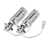Yctze para bombillas led h3 24v 65w foco h3 24v bombillas h3 led 2 piezas H1 H3 12V-24V 80W Coche de alta potencia LED brillante Bombillas de luz diurna antiniebla Bombilla LED H1 Bombilla LED H3 Bo
