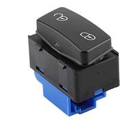 Yctze para botón cierre centralizado Botón de control del interruptor de desbloqueo de la cerradura central de la puerta interior y exterior del coche para para 1T0962125B