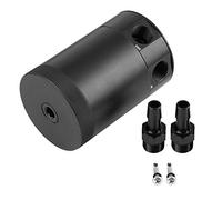 Yctze para decantador aceite Componentes de distribución de piezas de automóvil Universal de aluminio de dos orificios Depósito de aceite de motor de automóvil Kit de tanque de ventilación de lata