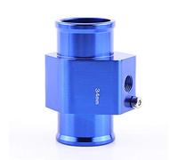 Yctze para fibra de carbono salida de aire e90 adaptador de sensor de agua 34mm Adaptador universal de manguera de coche, adaptador de sensor de temperatura de manguera de tubo de aleación de alumin