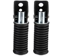 Yctze para fussraste posapies para motocicleta Par de estriberas de motocicleta, reposapiés del pedal del pasajero trasero de aleación de aluminio para GN125/QJ25/GS125/GT125-5