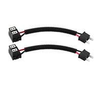 Yctze para h7 sockel metall kimiss h7 h7 cable extensionConector de extensión luces antiniebla H7 Faros delanteros antiniebla Adaptador enchufe Cable adaptador cerámica hembra Enchufe del arnés cabl