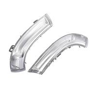 Yctze para Intermitentes Espejo v para tulipa retrovisor Intermitente 5 Intermitente de 5 Color Plata Par de Luces de señal de con indicador de Espejo retrovisor, Bombilla LED izquier