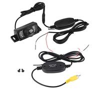 Yctze para kfz kamera Funk Funk kamera kfz 7pcs IR LED Night Version Car Reverse Backup Camera + Transmisor y Receptor de Video inalámbrico Cámara de Marcha atrás para automóvil Cámara de respal