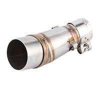 Yctze para manchon echappement adaptador escape Mejora el conector del adaptador del tubo de conexión del tubo de escape medio de acero inoxidable del tubo de escape de la motocicleta para Kaw