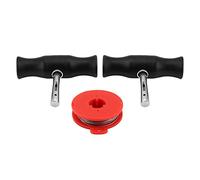 Yctze para puños cristales kit corta luna parabrisas Kit de herramientas de extracción de parabrisas de automóviles, alambre de corte de vidrio de ventana de parabrisas de plástico + metal con manij