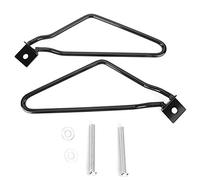 Yctze para Soporte Universal alforjas Moto staffe borse Laterali Moto Soporte para Bolsa de Motocicleta Hierro Negro Universal Soporte de Montaje para alforja de Hierro para Motocicleta Accesorios d