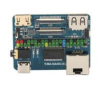 Yctze PCB de Interfaz Múltiple de Placa de Módulo 4 con Salida 4K a 30, Zócalo CM4, USB2.0, Conector CSI para Proyectos Mejorados