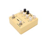 Yctze Pedal de Efecto de Preamplificador Acústico Analógico con Salida de EQ de 3 Bandas, 60 Segundos y XLR DI para Guitarra