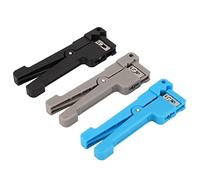 Yctze Pelacables ópticos Pelacables Cable Coaxial Juego de Herramientas de Pelado óptico Mantenimiento 3 Piezas Cable Coaxial Juego de Herramientas de Pelado óptico de Mantenimiento y Hogar