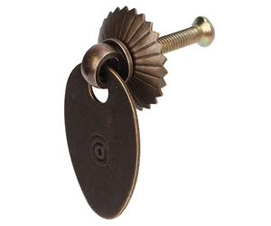 Yctze Perillas de Gabinete Antiguas Conjuntos de Tiradores de Cajones Antiguos Manija de Cajón Antigua Forma de Semilla de Melón Retro Manija Antigua de Latón Inoxidable con Tornillos Perillas de