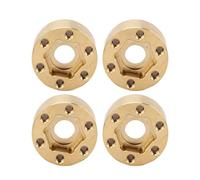 Yctze Peso del Cubo Hexagonal de la Rueda de Latón Premium para Vehículos RC - /10 Axial SCX10, Capra y Gen8, Estabilidad y Ajuste Mejorados (12mm)
