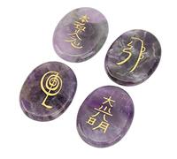 Yctze : Piedras de Reiki Símbolos de Reiki Curativos Piedras Superficies Más Suaves de Decoración del Hogar Adorno de Meditación Equilibrio de Salud y Hogar/Cuidado de la Salud/Alternativa/Curación