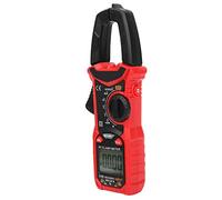 Yctze Pinza Amperimétrica Digital LCD de Mano HT206A para Pruebas de Resistencia de Corriente de Voltaje CA CC, Multímetro Portátil con Pantalla de Doble Línea