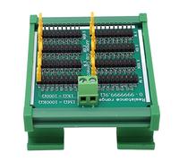 Yctze Placa de Resistencia Programable 0 a 9999999.9 Ω con Terminales - Placa de Resistencia PCB SMD PLC - 220V con Fácil Cableado, y Altos Experimentos, Educación y Diseño Electrónico (con riel de