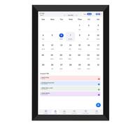 Yctze Planificador de Calendario Digital Inteligente de 10,1 Pulgadas, Organizador Familiar con Pantalla Táctil HD, Planificador de Comidas y Calendario Fotográfico para, Ideal para Programación