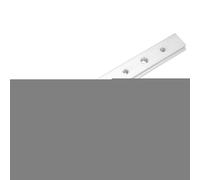 Yctze Plantilla con Ranura en T de 200 Mm - Accesorio para Tornillos de Aleación de Aluminio Carpintería, Corte, Deslizamiento e Instalación Sierras de Brazo Radial y Bancos de Trabajo (SILVER)