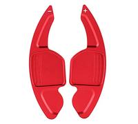 Yctze Pomo de cambio de marchas 2 uds aleación de aluminio volante de coche paleta de cambio de paleta para A3 A4L A5 A6 A7 A8paleta de cambio levas