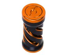 Yctze Pomo de Carrete de Aleación Ligera, Pieza de Repuesto, Antideslizante con Patrón en Espiral y Diseño Ergonómico, Ideal para Carretes de Pesca S A D (Oro Negro)