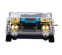 Yctze Portafusibles Disyuntor Digital de Audio para Automóvil de 24 V 100 A con Pantalla LCD | Bloque de Distribución Compacto para Amplificadores de Potencia | Protección Efectiva del Circuito