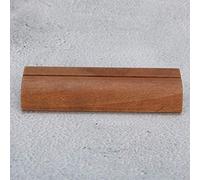 Yctze Portatarjetas de Visita de Madera Oscura de 5 Piezas y Soporte de Exhibición de Fotos para Decoración de Oficina y Eventos (Oscuro)