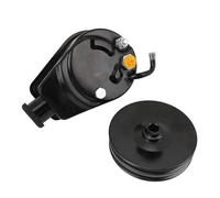 Yctze Power Steering Pump Pulley Bracket, Fit for Saginaw Style Pump 1966-76, Nova 70-74, Malibu 70-74, T-Bird Rack & Pinion Kits, Wagon 1972, GS 1972, LeSabre 1972, Skylark 70-72, Bel (BLACK)