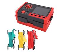 Yctze Probador de Resistencia de Tierra Digital GT5105A 2000Ω con Estuche Portátil y Mejorado para Mediciones de Tierra Precisas