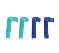 Yctze Protector para Patines sobre Hielo, Cubierta Ajustable de Plástico Duro, Protector de Diseño de Dos Colores para Patines de 160-260mm, Ideal para Hockey y Artísticos (#1)