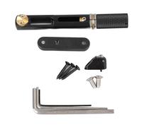 Yctze Puente de Abanico sin Cabeza de Metal Elegante para Guitarras de 5/6 de Cuerda - Taille de Silla de Montar de una Sola Cuerda