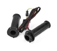 Yctze Puños de Mano con Calefacción Eléctrica para Motocicleta, Puños de Temperatura Ajustables de 22 Mm y 7/8 Pulgadas, Calentador de Manillar Antideslizante para Motocicletas de 12 V, par de