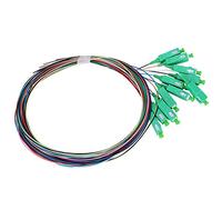 Yctze PVC del Conector 0.9m M del SC de los Corazones del Cable 12 de la Coleta de la Fibra del Monomodo para los Sistemas