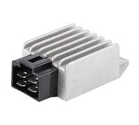 Yctze Rectificador Regulador de Voltaje Universal para Motocicleta, 12 V, Autoestabilizador de 4 Pines, Estabilizador de Voltaje AVR, Rectificador de Corriente, Profesional para Scooter Ciclomotor ATV