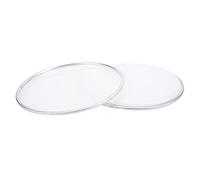 Yctze Reemplazo de 8 Pulgadas de 2pcs Reemplazo de 8 Pulgadas con Bordes de Aluminio y Calidad de Sonido Mejorada (WHITE)