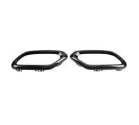 Yctze Reemplazo de Embellecedores de Cubierta de Punta de Escape para GLC Clase X254 C254 AMG Line 2023 a 2026 con OEM 2548858300 2548858400 Ajuste Directo ABS Par Izquierdo (estilo de fibra de