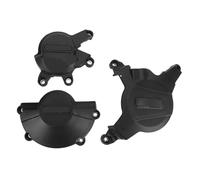 Yctze Reemplazo de la Cubierta del Motor de la Motocicleta para CBR600RR F5 2007 a 2023 Juego de Protectores del Motor de Montaje con Perno Compuesto de Nailon (Black)