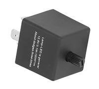 Yctze Relé Intermitente LED Ajustable - Relé Intermitente para Automóvil Impermeable de 3 Pines con Alta Sensibilidad y Fácil Instalación que Controla los Indicadores LED - Rendimiento del Material