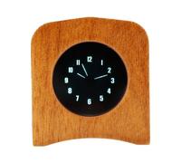 Yctze Reloj VFD WiFi Regulable, Calibración Automática Vintage | Pantalla analógica, ajuste automático de brillo, marco de madera, temporizador de apagado nocturno de pantalla, perfecto