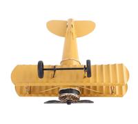 Yctze Retro Airplane Model Delicate Wrought Iron Aircraft Gift for Home