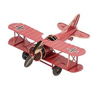 Yctze Retro Airplane Model Delicate Wrought Iron Aircraft Gift for Home